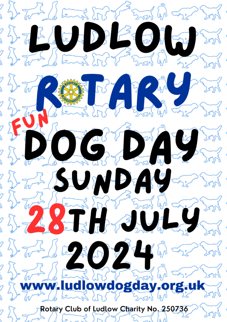 Ludlow Rotary Dog Day 2024 Ludlow Dog Day